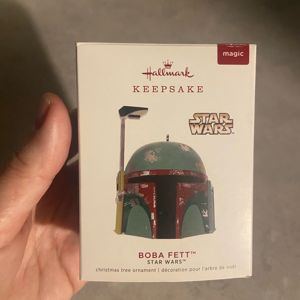 Hallmark Keepsake Star Wars Boba Fett Helmet Ornament